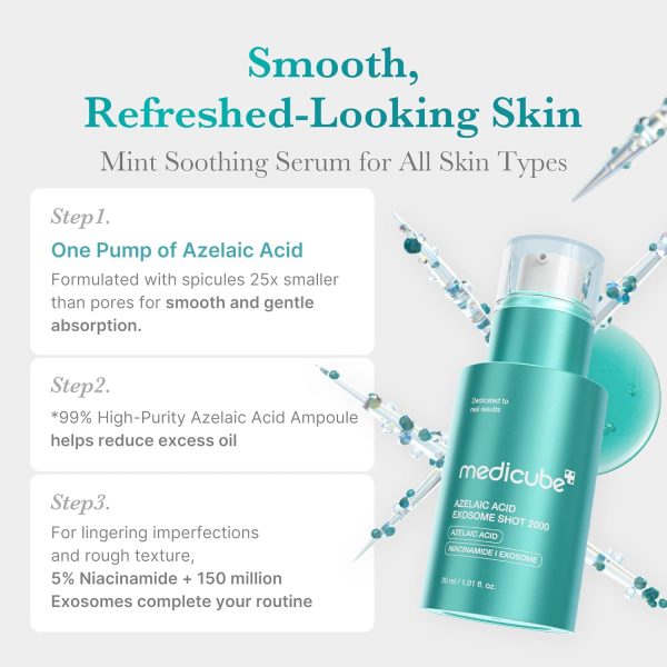 سرم آزلایک اسید اگزوزوم 2000 مدی‌کیوب - تصویر 2