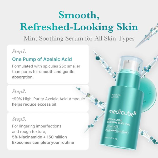 سرم آزلایک اسید اگزوزوم 7500 مدی‌کیوب - تصویر 2