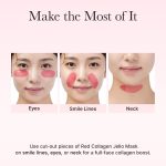 ست ماسک ژله کلاژن قرمز ارنسیا  - تصویر 4