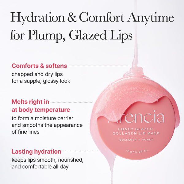 ماسک لب کلاژن آغشته به عسل ارنسیا - تصویر 3