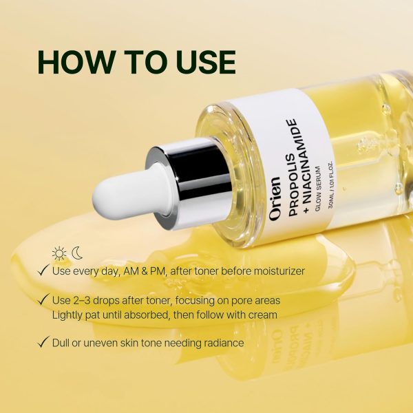 سرم درخشان‌کننده پروپولیس و نیاسیـنامید اوریـن  - تصویر 7