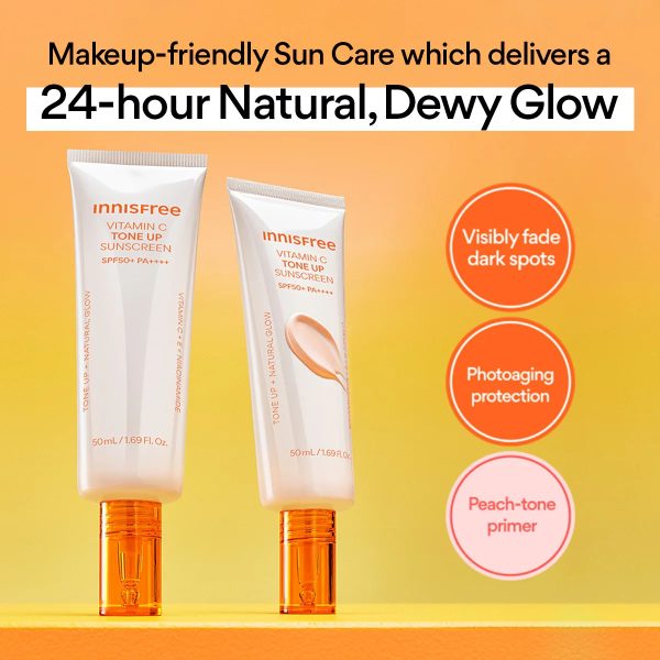 کرم ضدآفتاب ویتامین سی روشن‌کننده اینیسفری  - تصویر 2