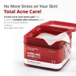 پد تونر مراقبتی آزلائیک اسید وی تی کازمتیکس - تصویر 4